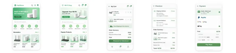 Aplikasi Android toko online dengan fitur lengkap dan integrasi payment