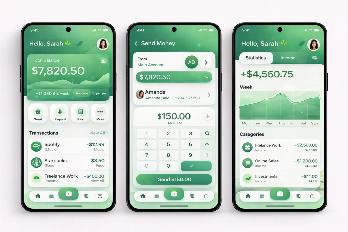 Desain landing page mobile-first