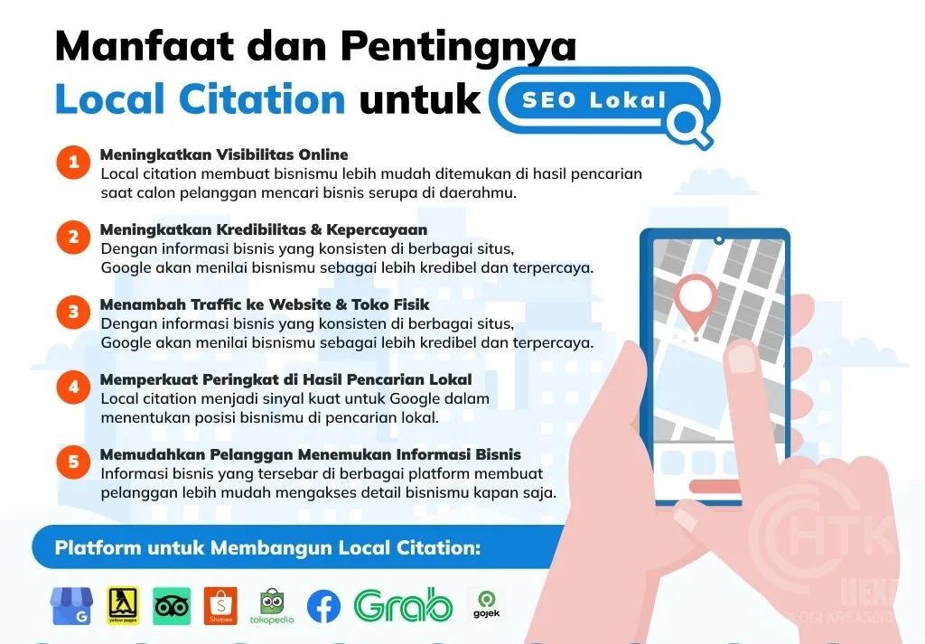 Langkah membangun local citation untuk meningkatkan peringkat SEO lokal