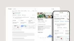 Tampilan panel Google Business Profile di Google Search dan Maps
